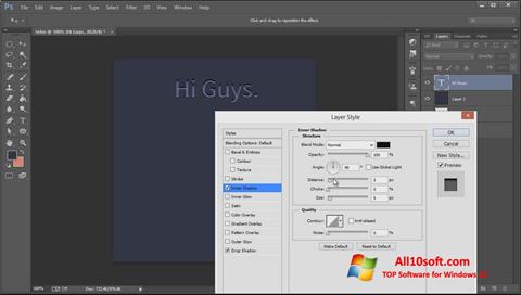 Ekran görüntüsü Adobe Photoshop CC Windows 10
