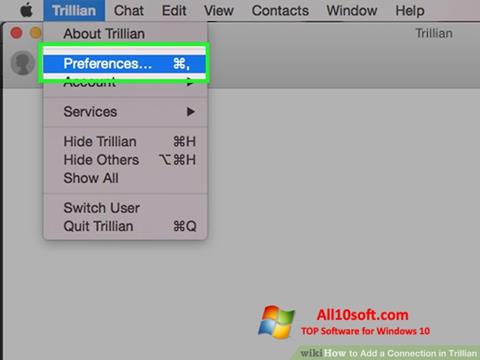 Ekran görüntüsü Trillian Windows 10