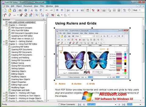 Ekran görüntüsü Foxit PDF Editor Windows 10