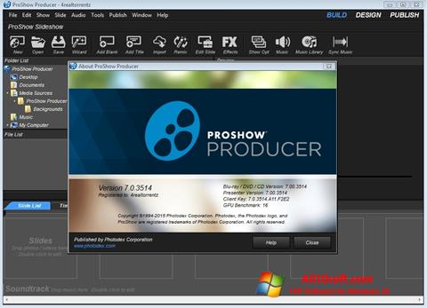Ekran görüntüsü ProShow Producer Windows 10