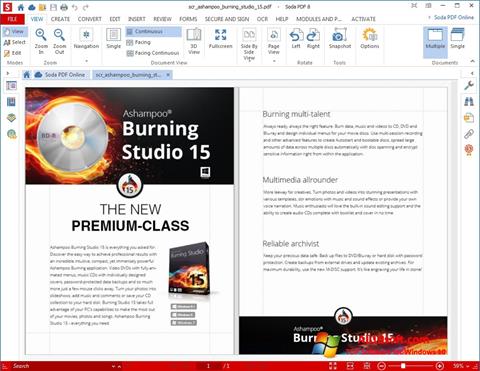 Ekran görüntüsü Soda PDF Windows 10