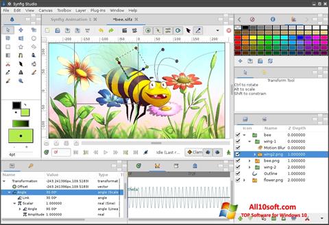 Ekran görüntüsü Synfig Studio Windows 10