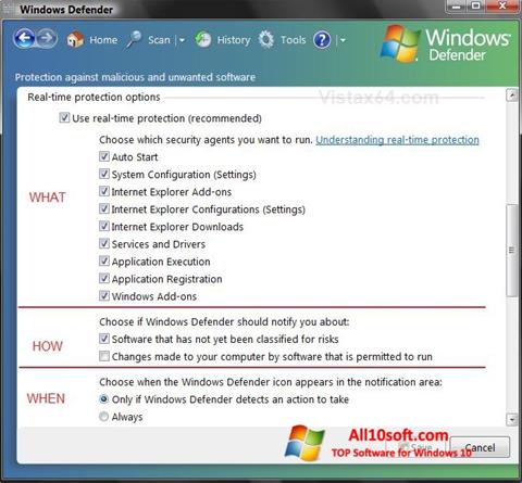 Ekran görüntüsü Windows Defender Windows 10
