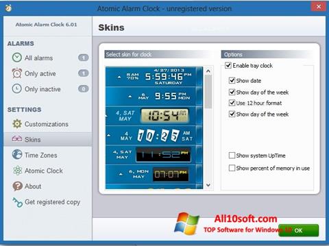 Ekran görüntüsü Atomic Alarm Clock Windows 10