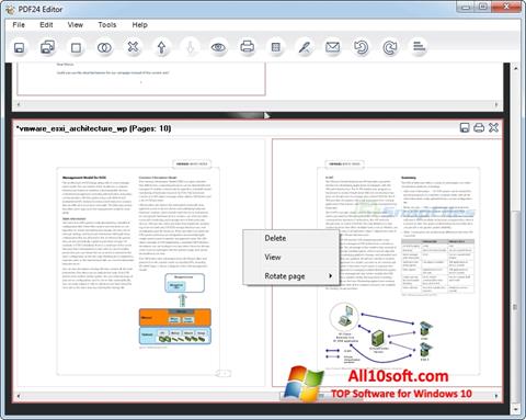 Ekran görüntüsü PDF24 Creator Windows 10