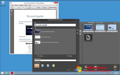 Ekran görüntüsü Screenpresso Windows 10