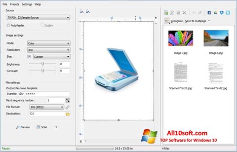 Ekran görüntüsü WinScan2PDF Windows 10