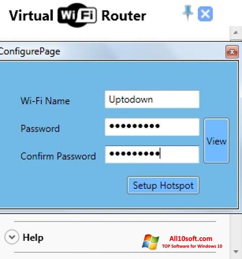 Ekran görüntüsü Virtual WiFi Router Windows 10