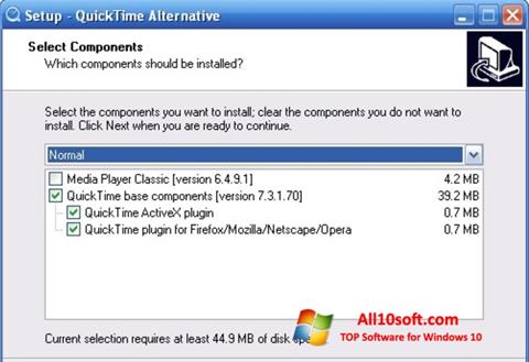 Ekran görüntüsü QuickTime Alternative Windows 10