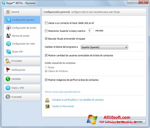 Ekran görüntüsü Skype Beta Windows 10