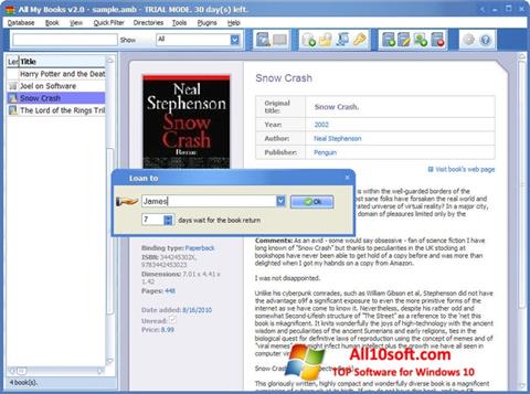 Ekran görüntüsü All My Books Windows 10