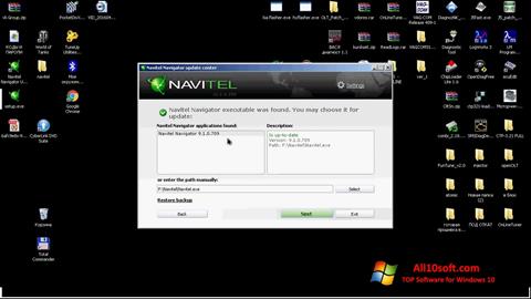 Ekran görüntüsü Navitel Navigator Update Center Windows 10